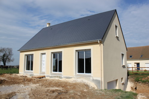 Ravalement de façade, enduit à Saint-Denis-d'Aclon